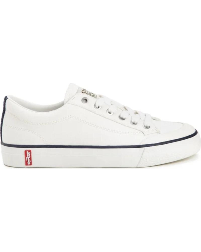Deportivas de Mujer LEVIS ZAPATILLA LONA UNISEX 235662 COLOR BLANCO