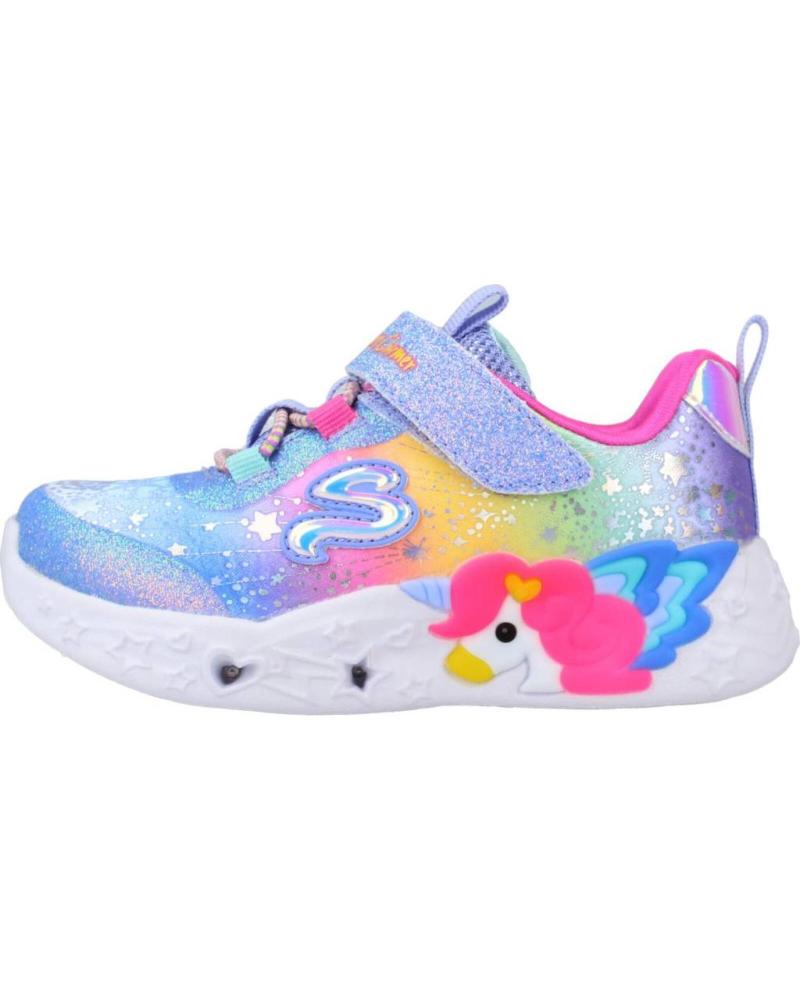 Deportivas de Niña SKECHERS ZAPATILLAS NINA MODELO UNICORN CHARMER-TWILIGHT DR COLOR AZU BLMT