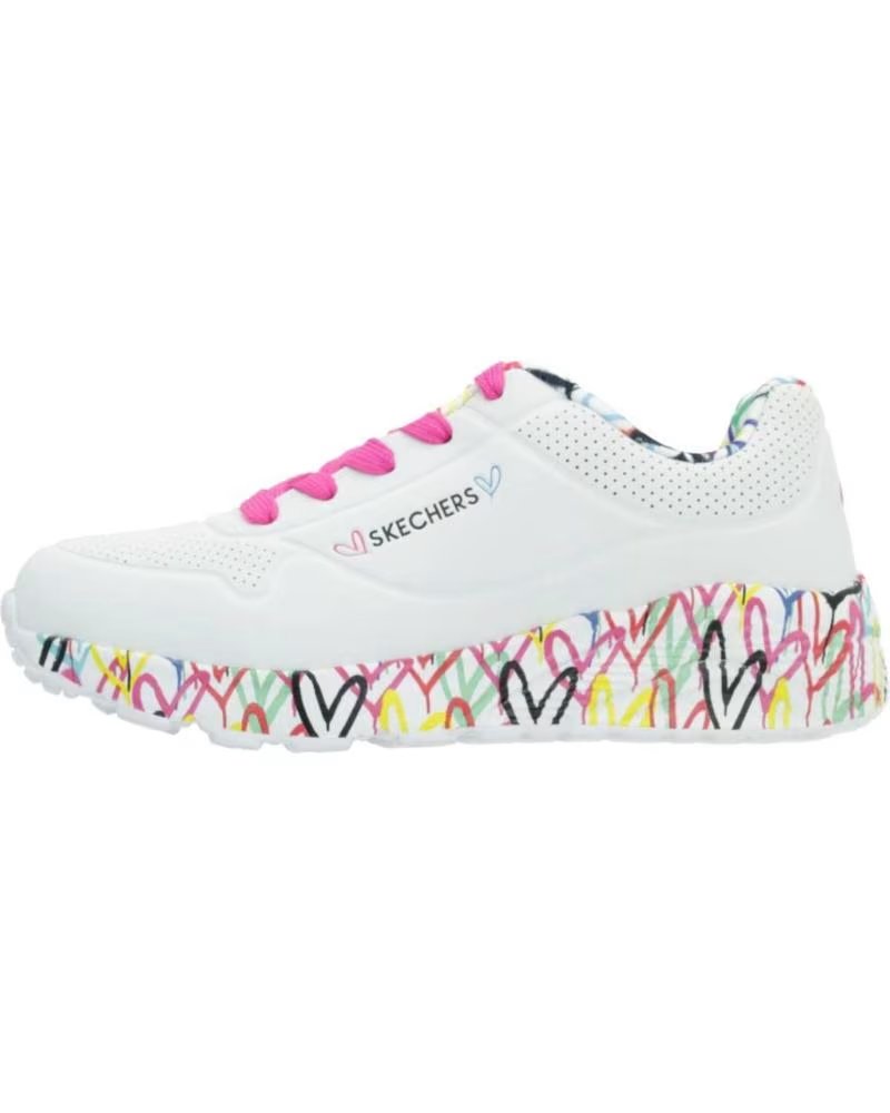 Deportivas de Niña Skechers Zapatillas Nina Modelo Uno Lite Color Blanco Wmlt