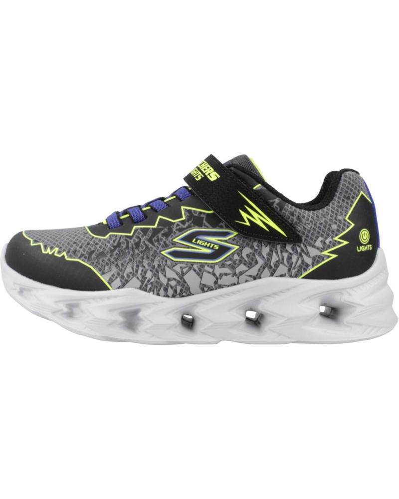 SKECHERS ZAPATILLAS DEPORTIVAS NIÑO VORTEX 2.0 ZORENTO GRIS BKYL BKYL