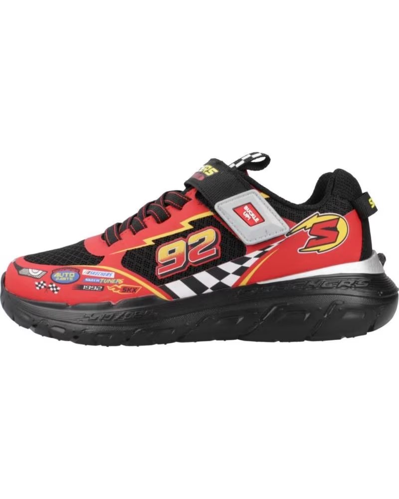 Skechers Skech Tracks Negro Rojo 402303L-BKRD Bkrd
