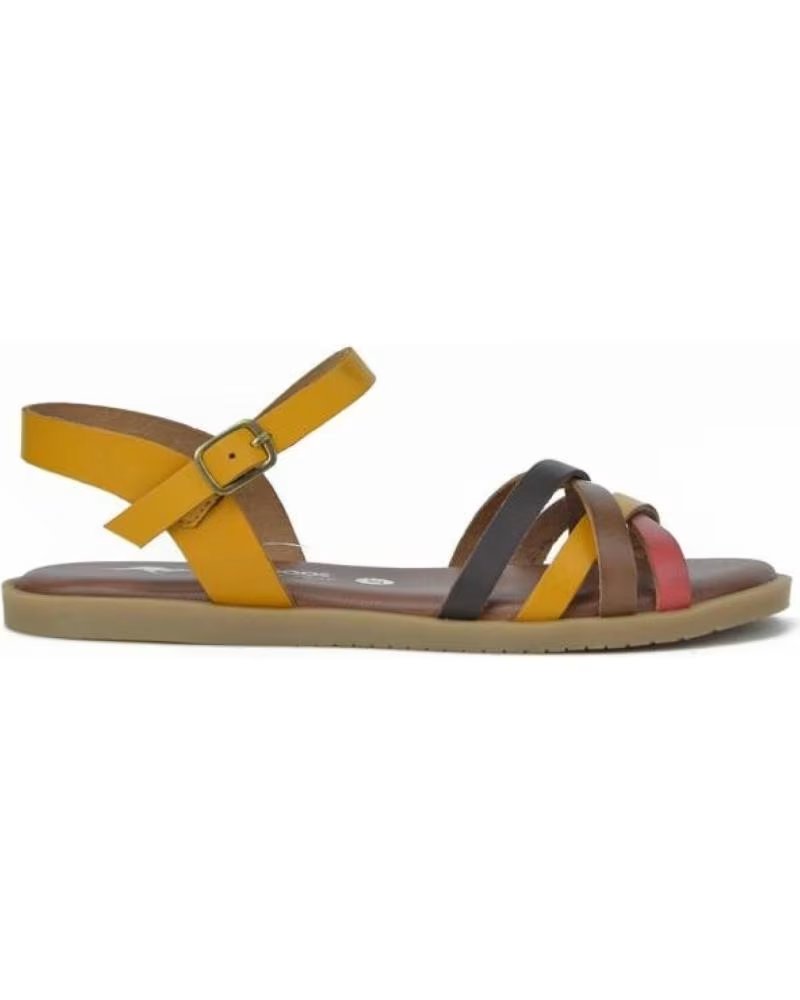 Kangaroos Sandalias de Mujer 604-27 P Comb Mostaza-marrones-cp Comb Mostaza-marro