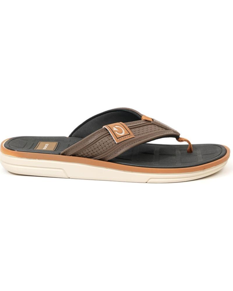 CHANCLAS CARTAGO C 11710 MARRÓN ANTIDESLIZANTES HOMBRE AH919