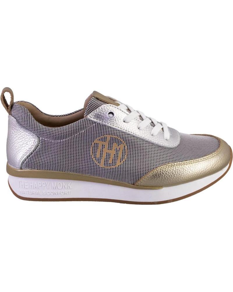 Deportivas de Mujer THE HAPPY MONK VANITY010 ZAPATILLAS CASUAL DE MUJER PLATINO