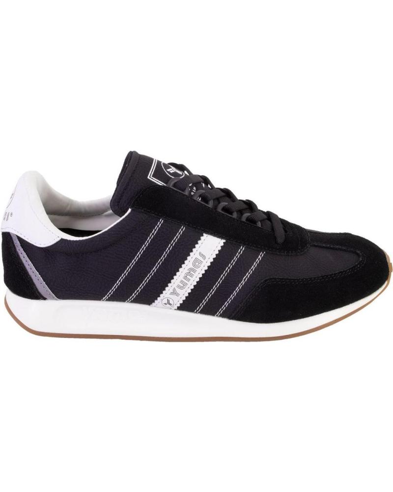 Deportivas de Hombre YUMAS MONACO ZAPATILLAS CASUAL DE HOMBRE NEGRO