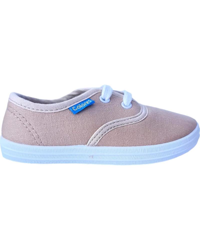 Deportivas de Niña COLORES ZAPATILLA LONA 2417 BEIGE
