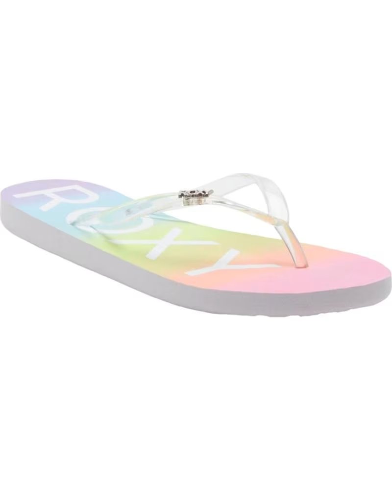 Chanclas Roxy Viva Jelly Sndl Rai para Mujer - Diseño Degradado Pastel Rosa