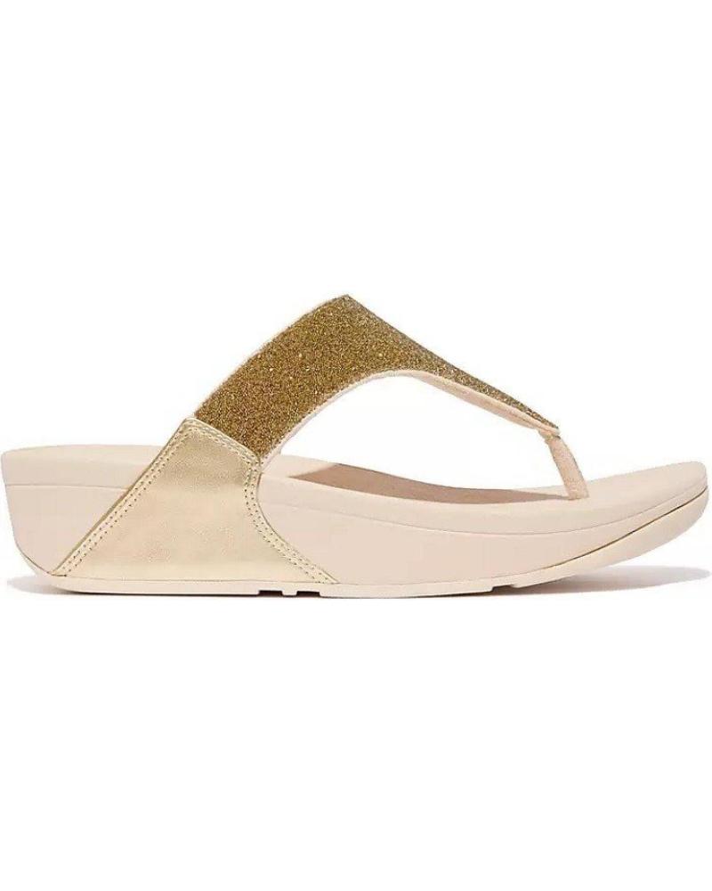 Chanclas de Mujer FITFLOP LULU OPUL TOE-POST SANDALS GB4 AMARILLO