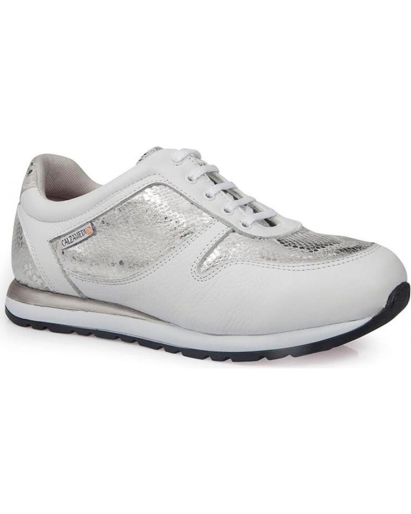 Zapatos de Mujer CALZAMEDI ZAPATILLAS DEPORTIVAS ESTAMPADO W PLATA