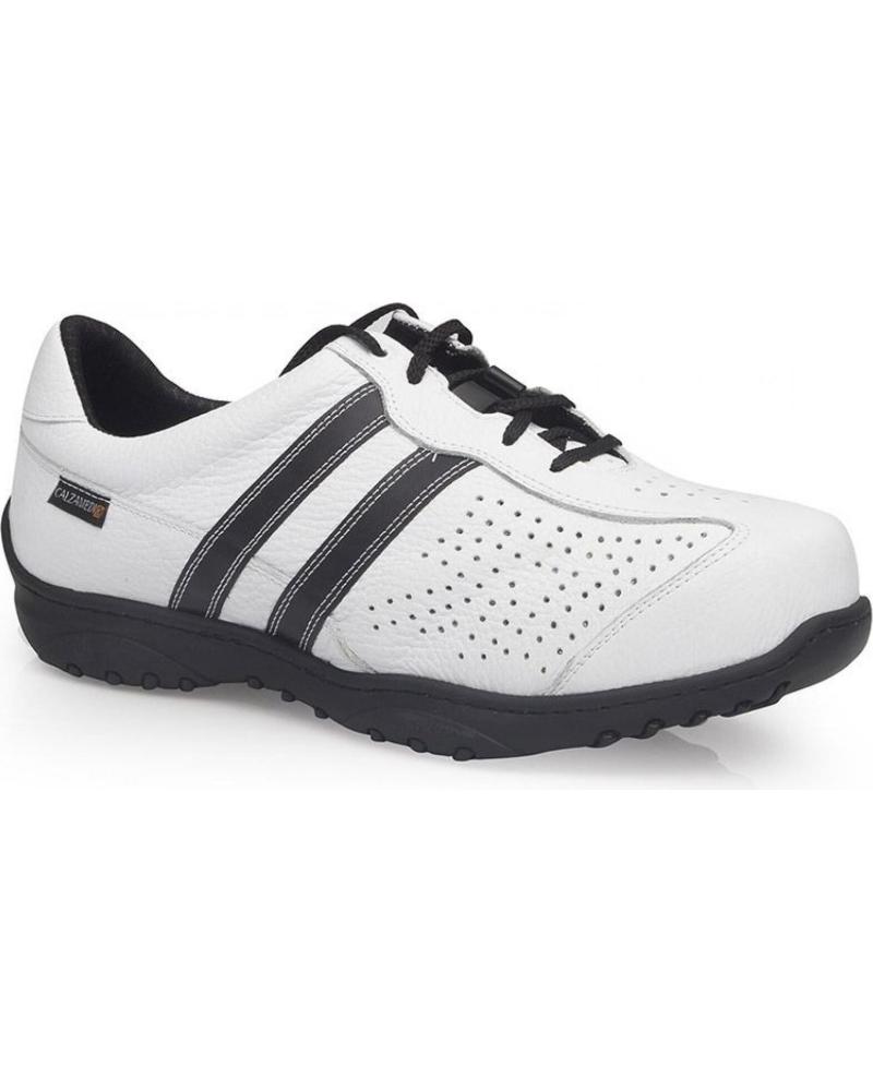 Zapatillas deporte de Hombre CALZAMEDI ZAPATOS DEPORTIVO DIABETICO BLANCO