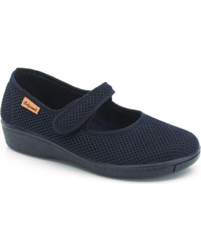 Bailarinas de Mujer CALZAMEDI BAILARINA COMODA DE TELA W AZUL