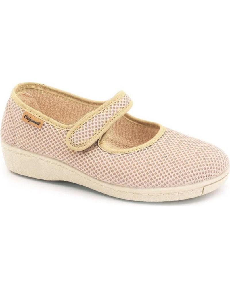 Bailarinas de Mujer CALZAMEDI BAILARINA COMODA DE TELA W BEIGE