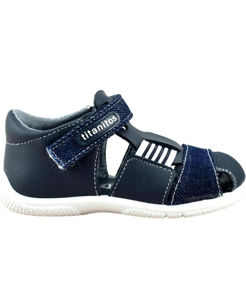 Sandalias de Niño TITANITOS SANDALIA DE NINO LAVABLE CON CIERRE DE VELCRO 237242 NAVY