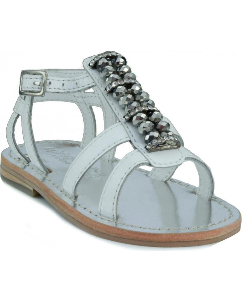 Sandalias de Niña OCA LOCA SHOES OCA LOCA SANDALIA BEBE STRASS BLANCO
