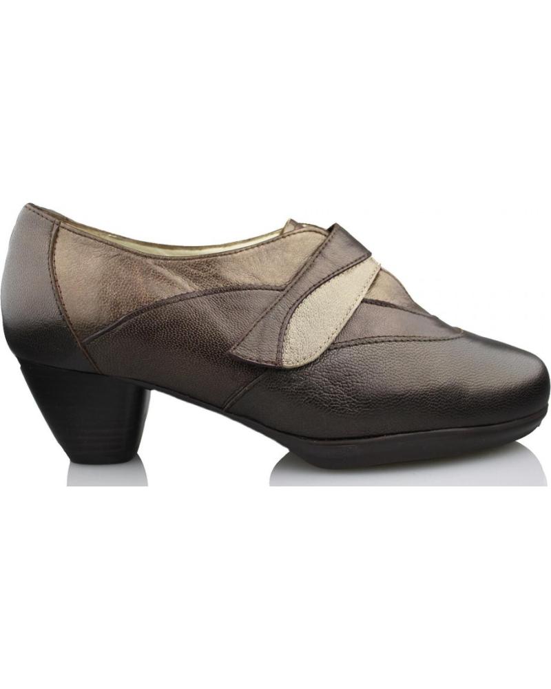 Sapatos de salto de Mulher DRUCKER CALZAPEDIC ZAPATO TACON MUJER COMODO MARRON