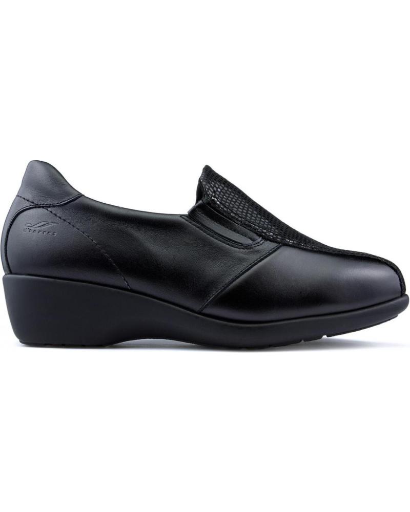 Mocasines de Mujer DTORRES MOCASINES TURIN ANCHO ESPECIAL NEGRO