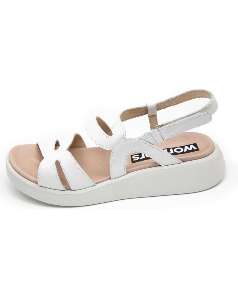 Sandalias de Mujer WONDERS MODELO C-6534 BLANCO