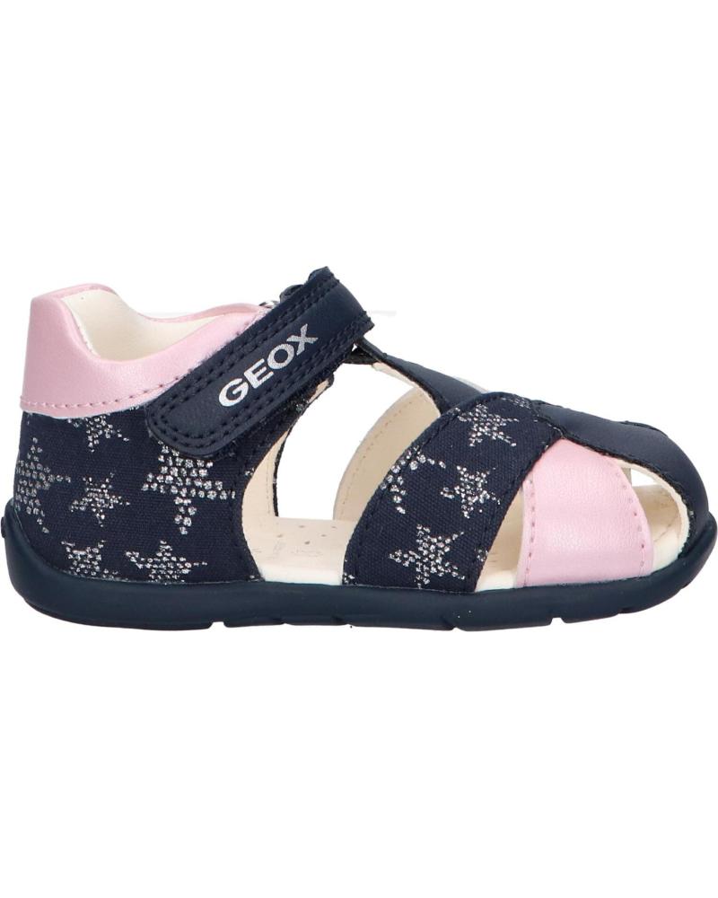 Sandalias de Niña GEOX B021QA 01054 B ELTHAN C0694 NAVY-PINK