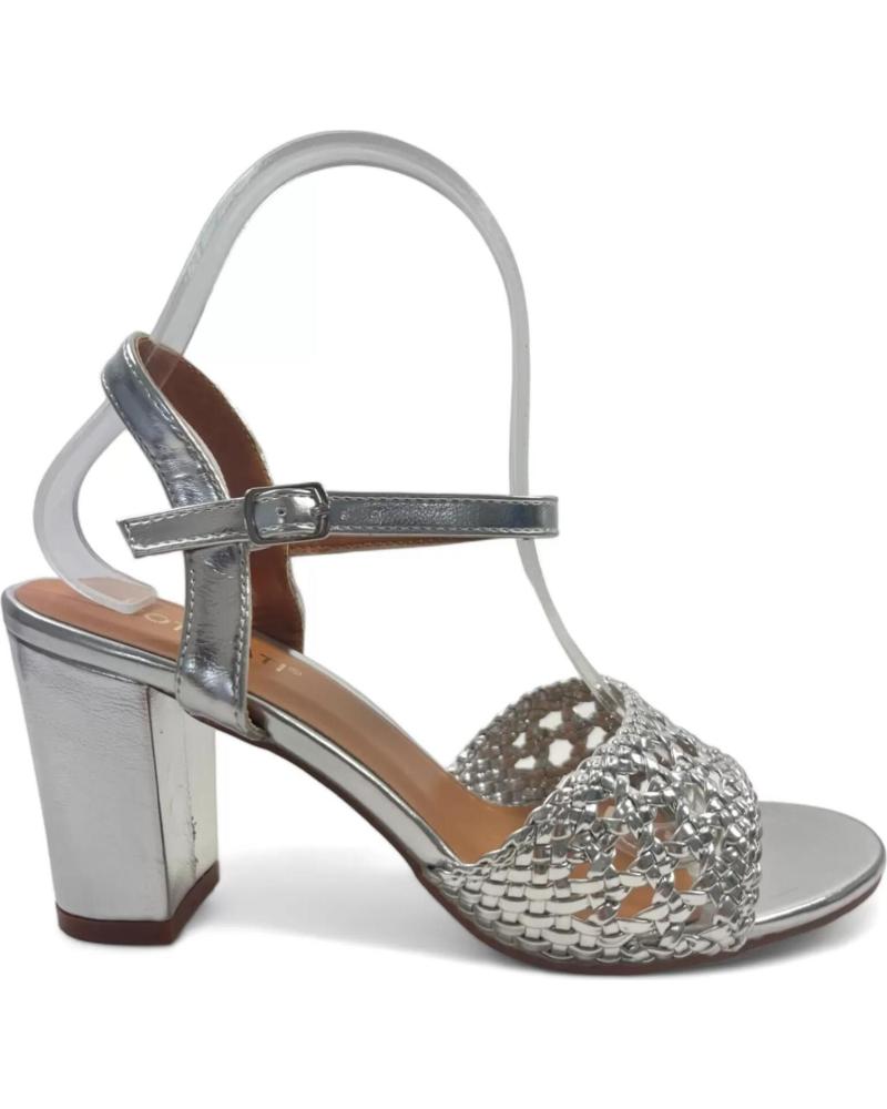 Sandalias de Mujer TIMBOS SANDALIA TACON FIESTA MUJER PLATA 129933 PLATEADO