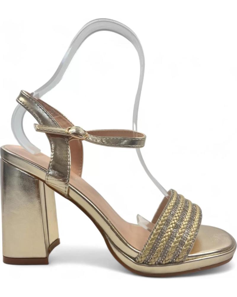 Sandalias de Mujer TIMBOS SANDALIA TACON FIESTA MUJER ORO 129931 AMARILLO