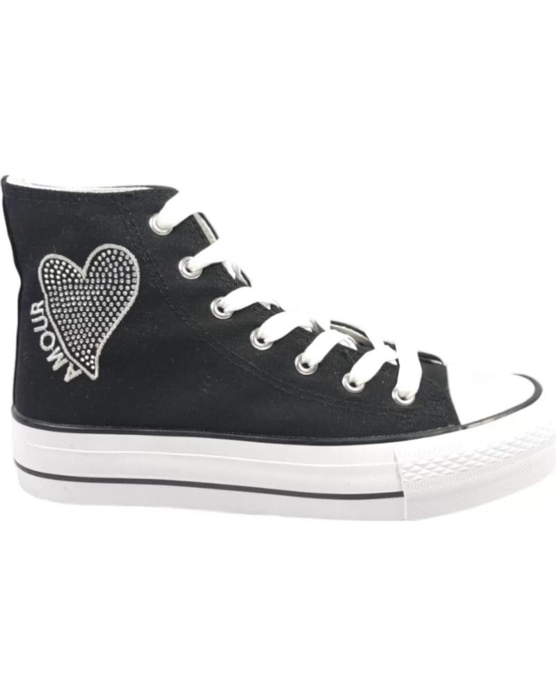 Deportivas de Mujer TIMBOS DEPORTIVA DE MUJER NEGRA 129721 NEGRO