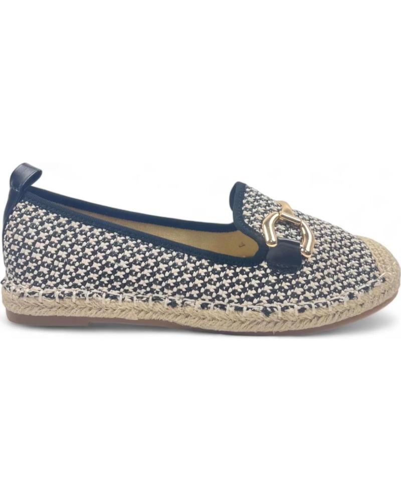 Mocasines de Mujer TIMBOS MOCASIN ESPARTO DE MUJER 129537 NEGRO