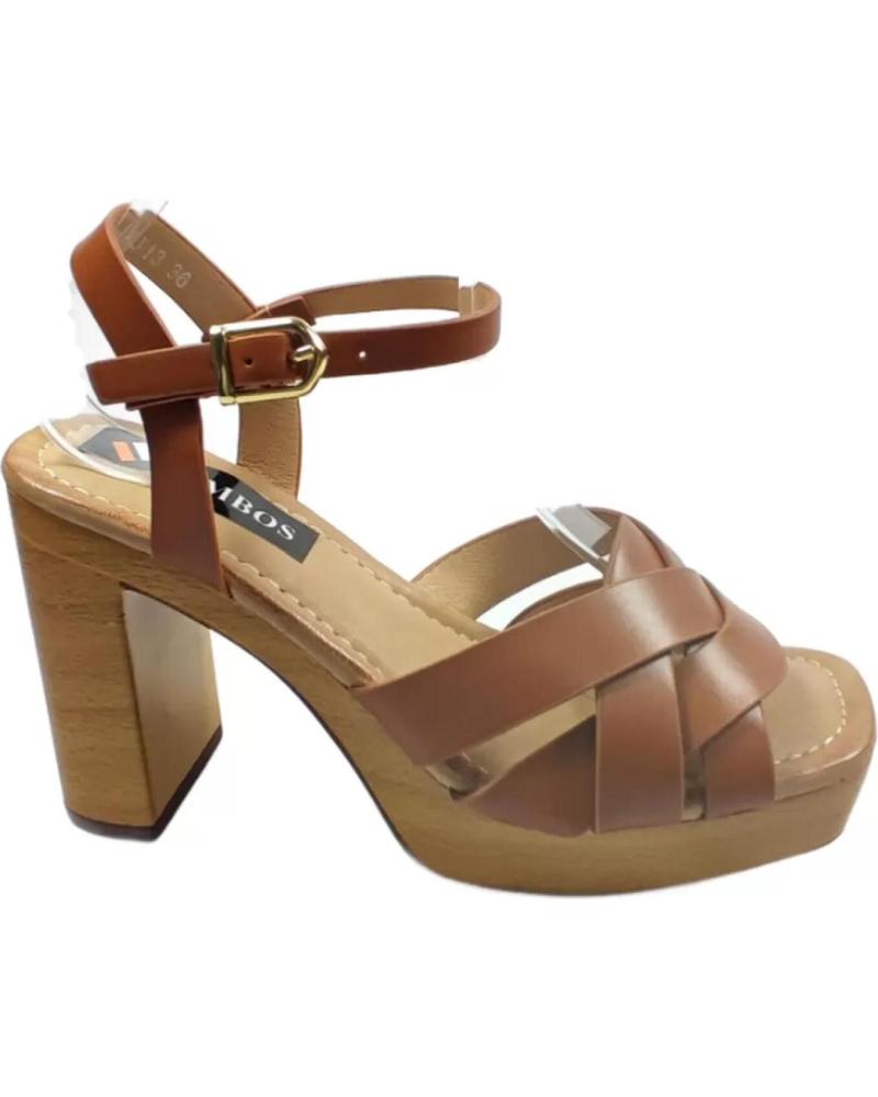 Sandalias de Mujer TIMBOS SANDALIA TACON DIA MUJER CAMEL 127606 MARRóN