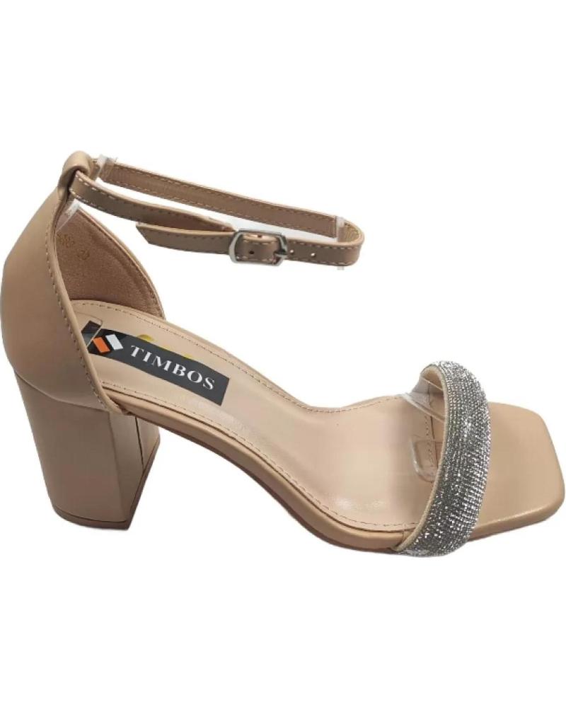 Sandalias de Mujer TIMBOS SANDALIA TACON VESTIR DE MUJER 127573 BEIGE