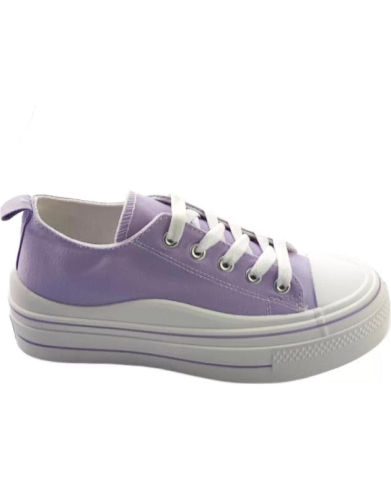 Deportivas de Mujer TIMBOS ZAPATOS 127546 COLOR PURPURA MATERIAL LONA ZAPATILLA DEPORTI MORADO