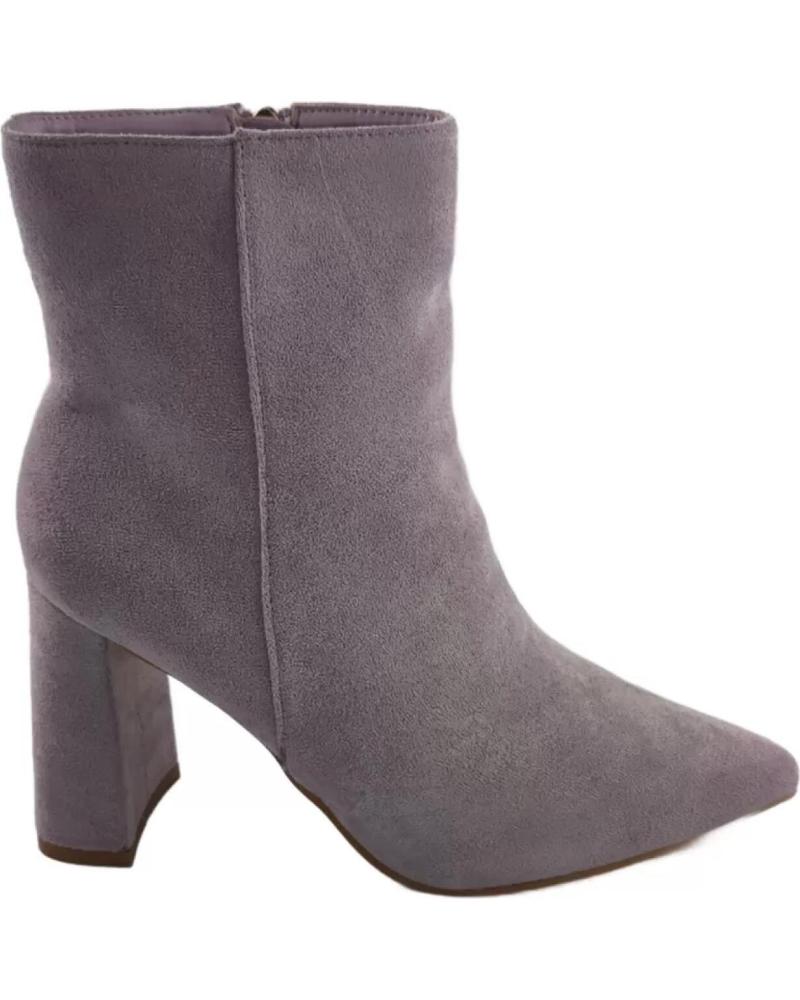 Botines de Mujer TIMBOS ZAPATOS - 126969 COLOR MALVA MATERIAL BAMARA BOTIN TACON MUJ MORADO