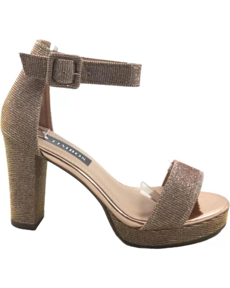 Sandalias de Mujer TIMBOS SANDALIA TACON FIESTA PLATAFORMA MUJER CHAMPAGNE 126940 VARIOS COLORES