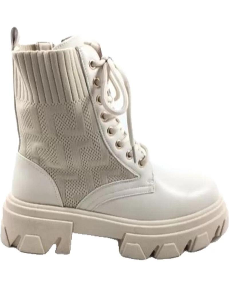 Botines de Mujer TIMBOS ZAPATOS - 124725 BOTIN MUJER MILITAR COLOR COLECCION I BEIGE