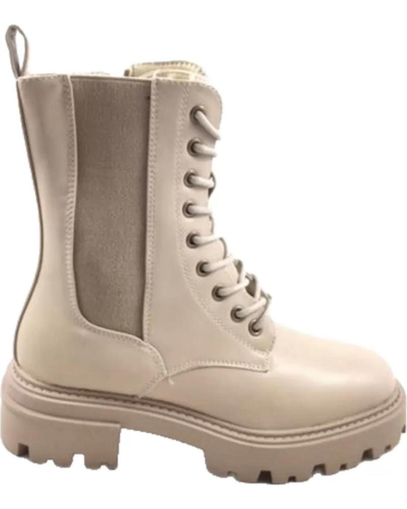 Botines de Mujer TIMBOS ZAPATOS - 124723 BOTIN MUJER MILITAR COLOR COLECCION I BEIGE