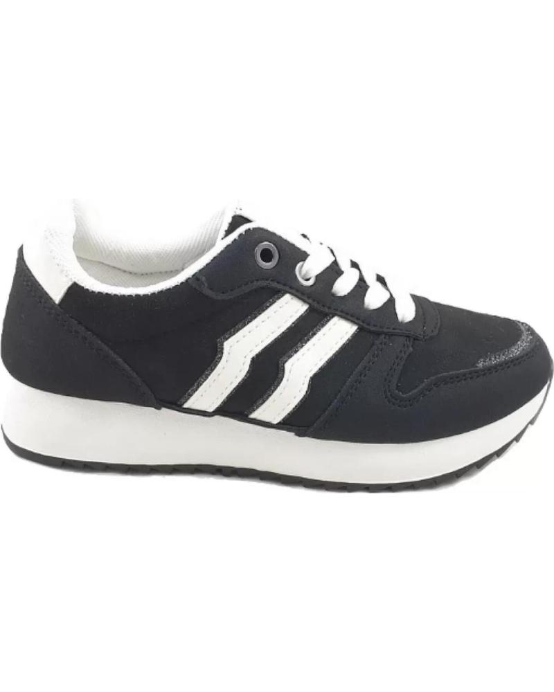 Deportivas de Mujer TIMBOS DEPORTIVA CORDONES DE MUJER 122836 NEGRO