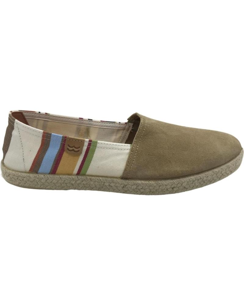 Sapatos de Homem CM MEDITERRANEA ZAPATILLA LONA HOMBRE MEDITERRANEA 20140 ARENA