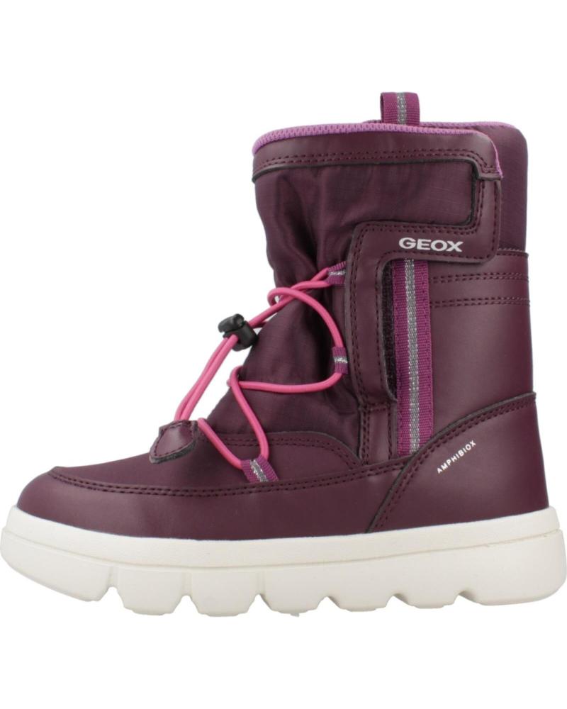 Botas de Niña GEOX BOTAS NINA MODELO J WILLABOOM GIRL B A COLOR BURDEOS CF88N