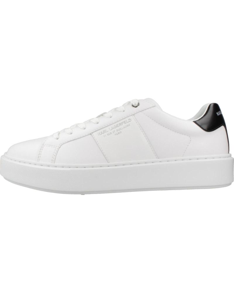 Deportivas de Hombre KARL LAGERFELD ZAPATILLAS HOMBRE MODELO MAXI KUP RSG BAND LO LACE COLOR BLA 011 WHITE