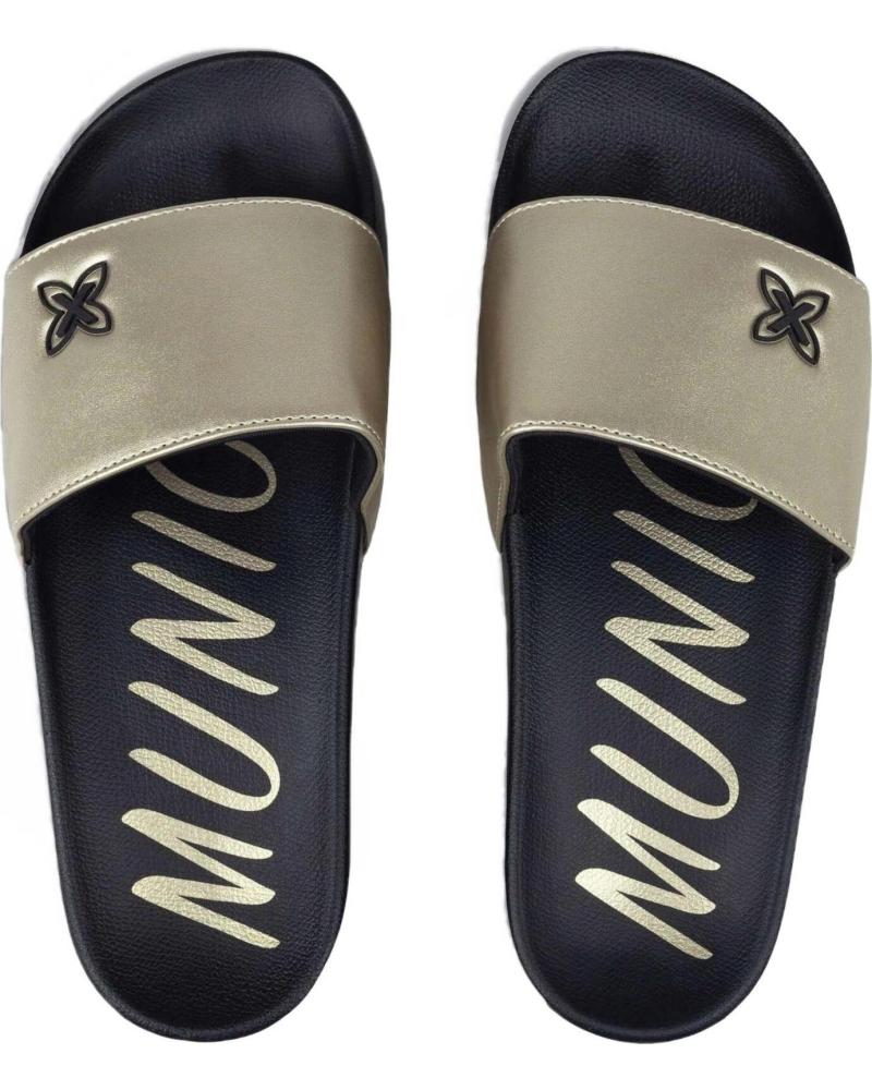 Chanclas de Mujer MUNICH CHANCLAS PLATFORM SLIDER 299 GOLD