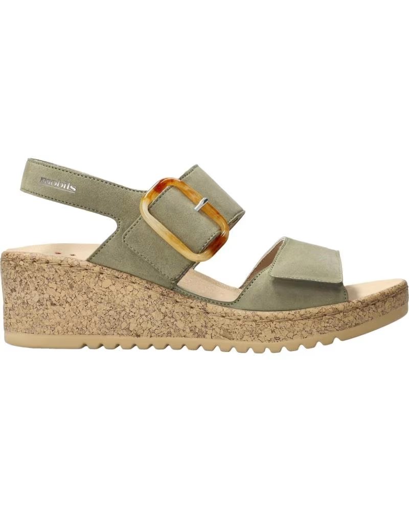Sandalias de Mujer Mephisto Sandalias Mephisro Nasma Kaki – imagen 1