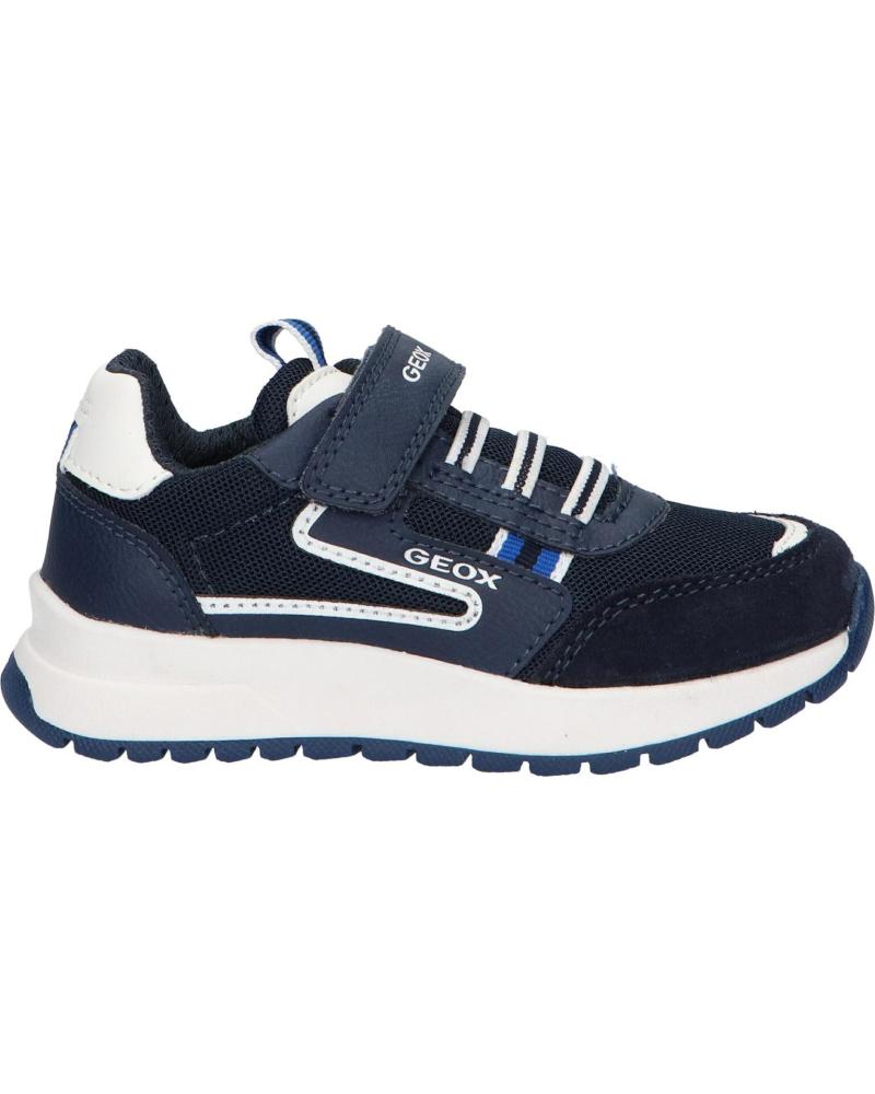 Deportivas de Niño GEOX J25GMB 014ME J BRIEZEE C4211 NAVY-WHITE AZUL