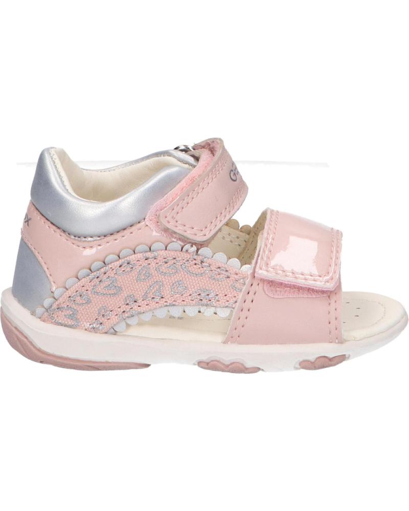 Sandalias de Niña GEOX B1538A 010AJ B SANDAL NICELY C0514 PINK-SILVER