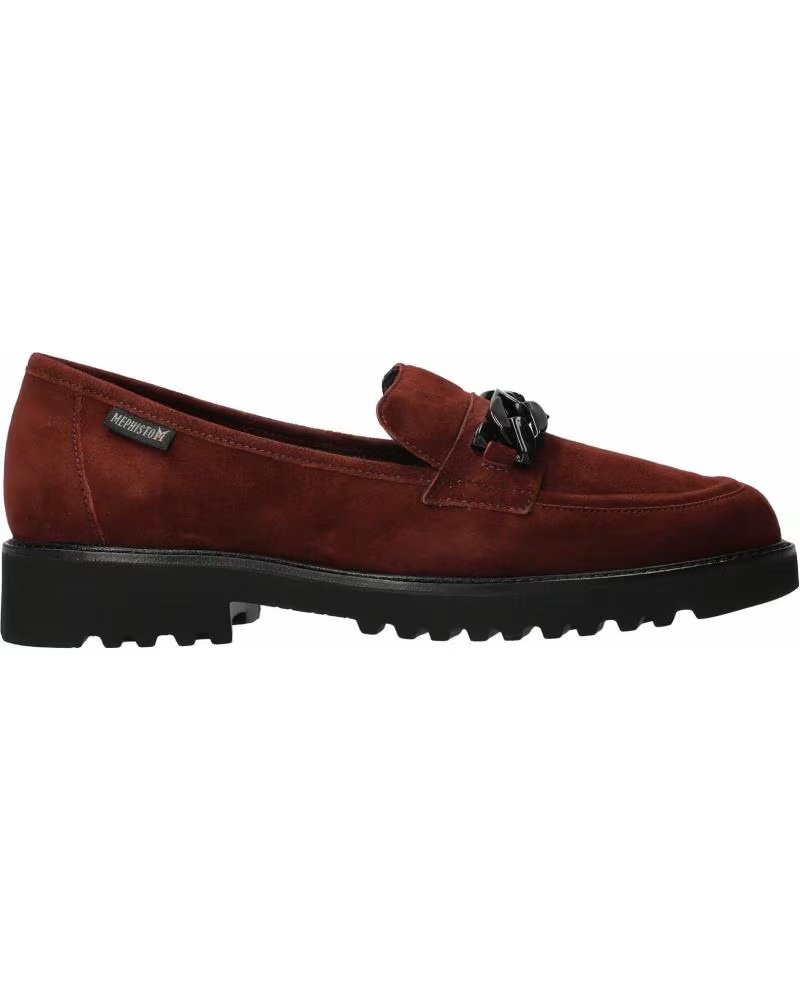 Mephisto Mocasines Mujer Burdeos Varios Colores