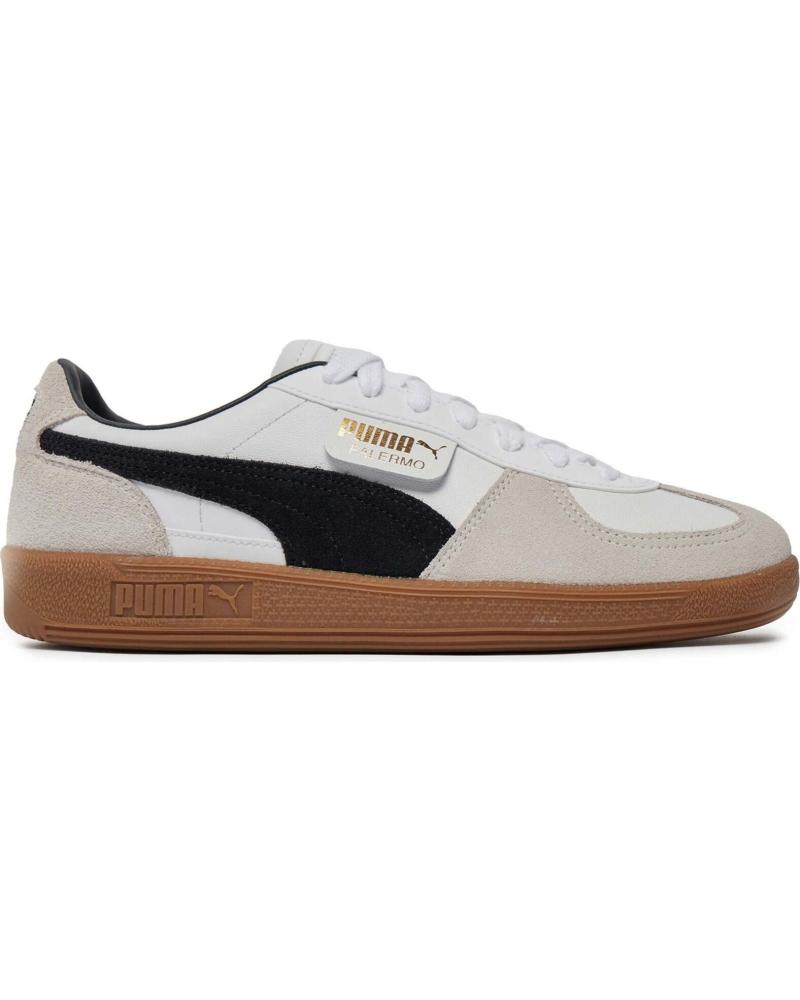 Deportivas de Hombre y Mujer y Niña y Niño PUMA 396464-01 PALERMO LTH PUMA WHITE-VAPOR GRAY-GUM BLANCO