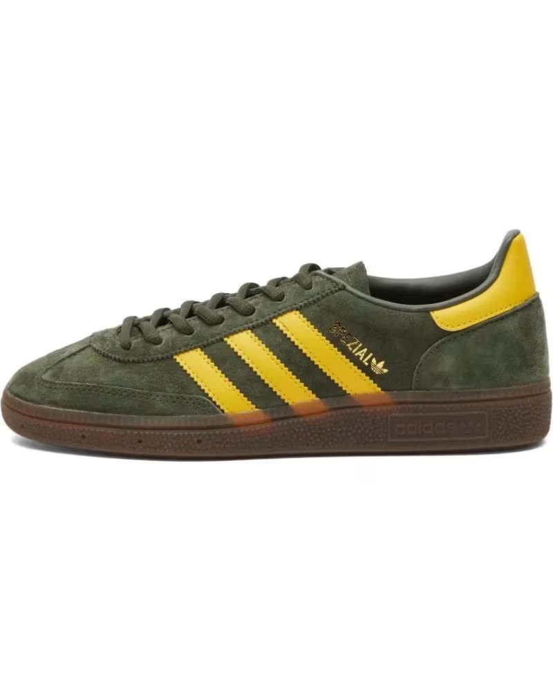 Adidas Handball Spezial 5748 Night Cargo - Tribe Yellow - Gum - 41 Dark Green