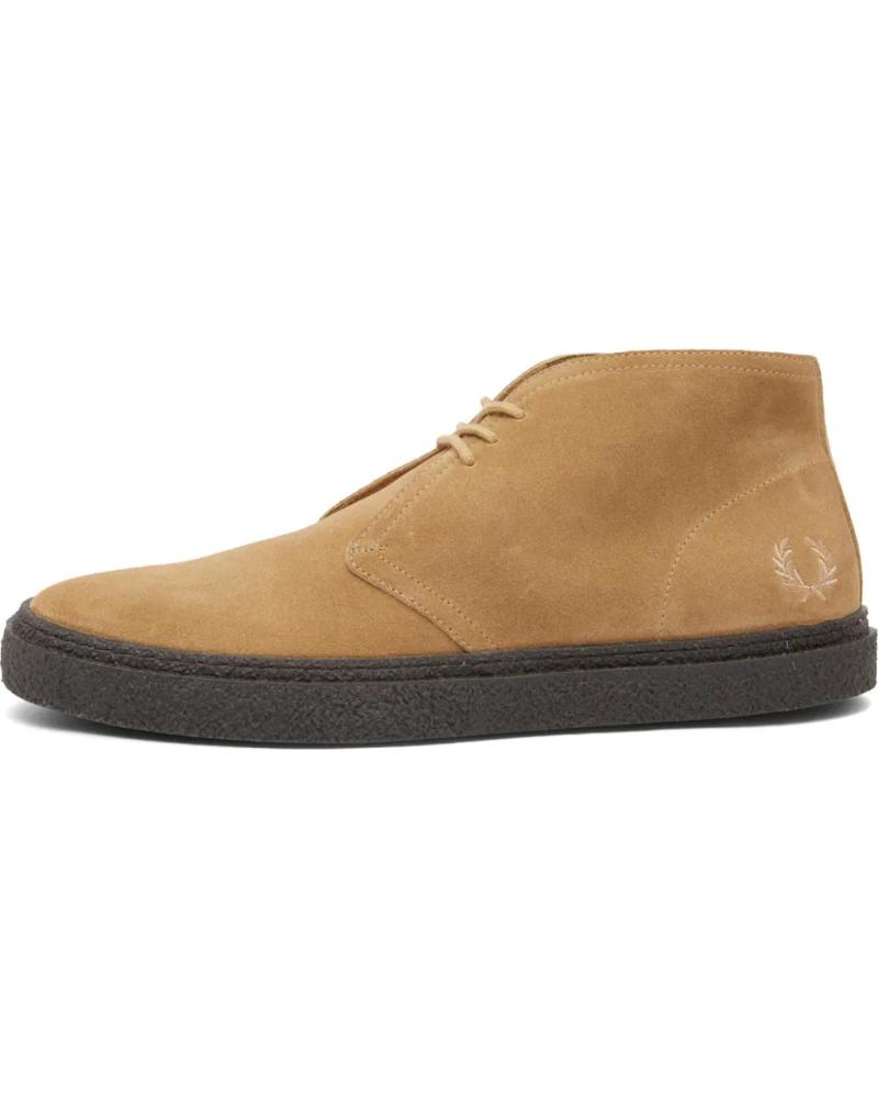 Botines de Hombre FRED PERRY HAWLEY SUEDE B4361 WARM STONE - 40 BROWN