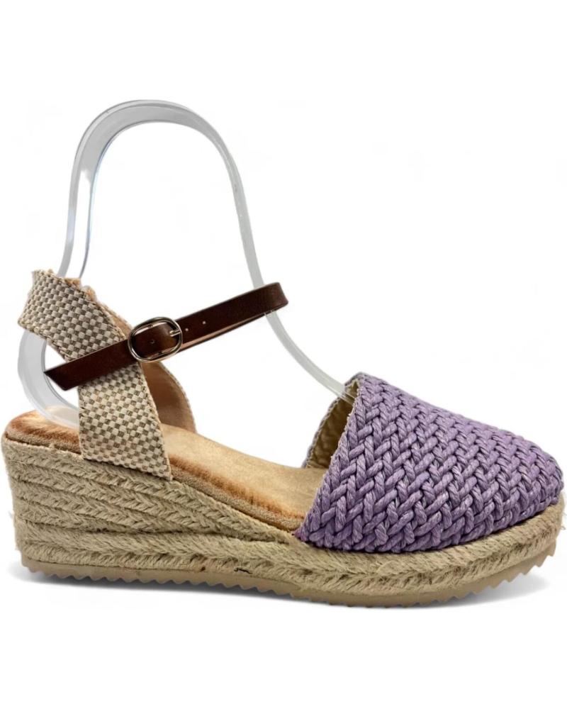 Sandalias de Mujer TIMBOS SANDALIA CUNA ESPARTO MUJER 130089 MORADO