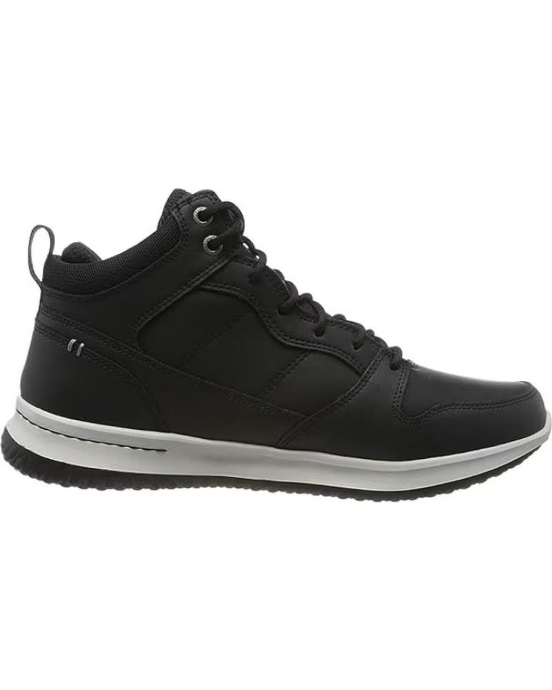 de skechers botines planos delson-racon hombre negro