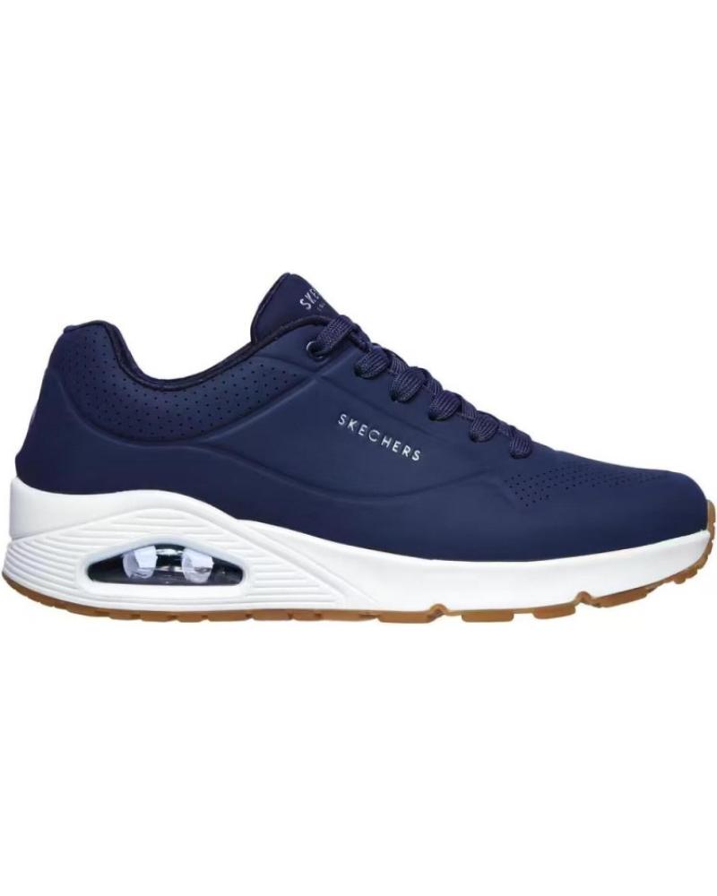 ZAPATILLAS SKECHERS UNO STAND ON AIR 52458-NVY AZUL MARINO AZUL