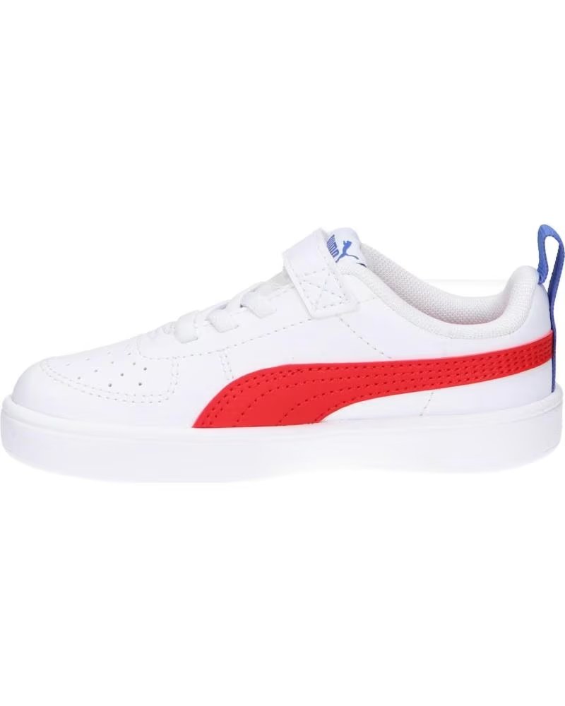 Zapatillas Puma Rickie Ac Unisex 384314 Blanco Rojo 05-WHITE-HIGHRISK – imagen 2
