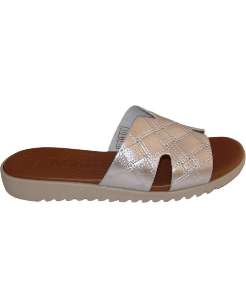 Sandalias de Mujer MAWEN CHANCLA PLANA MUJER PLATEADO